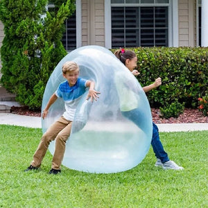 Planet Gates Blue 50CM Children's Outdoor Soft Inflatable Water-filled Bubble Ball Toys Party Games Toy Fun Reusable Water Balloons