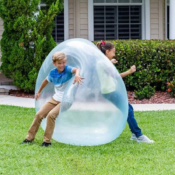 Planet Gates Blue 50CM Children's Outdoor Soft Inflatable Water-filled Bubble Ball Toys Party Games Toy Fun Reusable Water Balloons