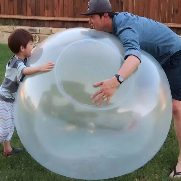 Planet Gates Blue 50CM Children's Outdoor Soft Inflatable Water-filled Bubble Ball Toys Party Games Toy Fun Reusable Water Balloons
