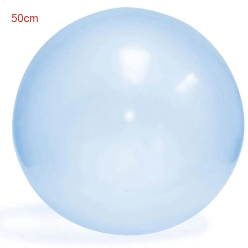 Planet Gates Blue 50CM Children's Outdoor Soft Inflatable Water-filled Bubble Ball Toys Party Games Toy Fun Reusable Water Balloons