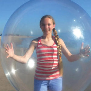Planet Gates Blue 50CM Children's Outdoor Soft Inflatable Water-filled Bubble Ball Toys Party Games Toy Fun Reusable Water Balloons