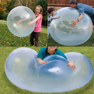 Planet Gates Blue 50CM Children's Outdoor Soft Inflatable Water-filled Bubble Ball Toys Party Games Toy Fun Reusable Water Balloons
