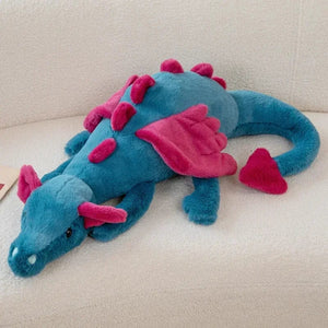 Planet Gates blue / 50cm Giant Soft Plush Toy Little Dragon Plush Toys White Green Dinosaur Stuffed Animal Soft Doll Birthday Gift for Children
