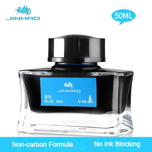 Planet Gates Blue 50ml JINHAO 50ml/30ml Various Color Ink Glass Bottled Ink Fountain Pen Ink Refill Cartridge School Writing Office Supplies Stationery
