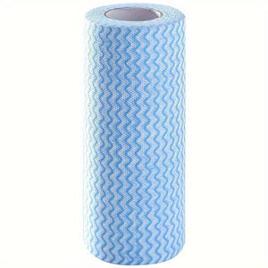Planet Gates Blue / 50pcs 50pcs/roll Thickened Dish Cleaning Wipes - Disposable Cleaning Towels For Kitchen And Bathroom - Convenient And Effective Cleaning Cloths For Tableware And Surfaces