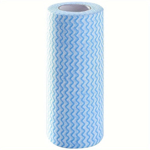 Planet Gates Blue / 50pcs 50pcs/roll Thickened Dish Cleaning Wipes - Disposable Cleaning Towels For Kitchen And Bathroom - Convenient And Effective Cleaning Cloths For Tableware And Surfaces