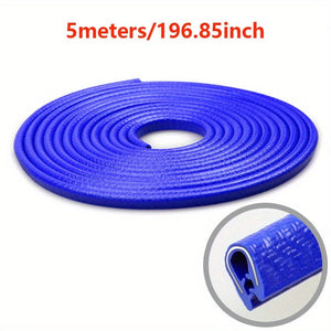 Planet Gates Blue / 5m 5m Car Door Seal Edge Protector Auto Sealing Tape Strips Guard Trim Automobiles Door Trunk Stickers Decorative Seal For Cars