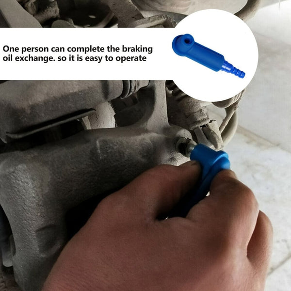 Planet Gates Blue / 5pcs 5pcs Brake Oil Exchange Tool, Auto Car Brake Fluid Replacement Tool, Pump Oil Bleeder Change Air Kit Exchange Tool Connector