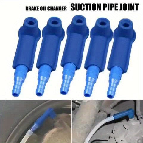 Planet Gates Blue / 5pcs 5pcs Brake Oil Exchange Tool, Auto Car Brake Fluid Replacement Tool, Pump Oil Bleeder Change Air Kit Exchange Tool Connector