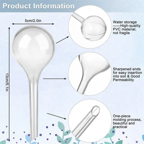 Planet Gates blue-5pcs Plant Water Feeder Automatic Plastical Balls Garden Water Device Plants Watering Bulbs Self Watering Drip Irrigation Devices