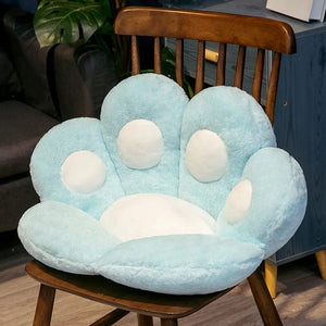 Planet Gates Blue / 60 x 70cm 70cm  Kawaii Plush Bear Paw Mat Cute Animal Bear Cat Foot Pillow Heart Plush Cushion Stuffed Soft Toys for Home Decor Gifts