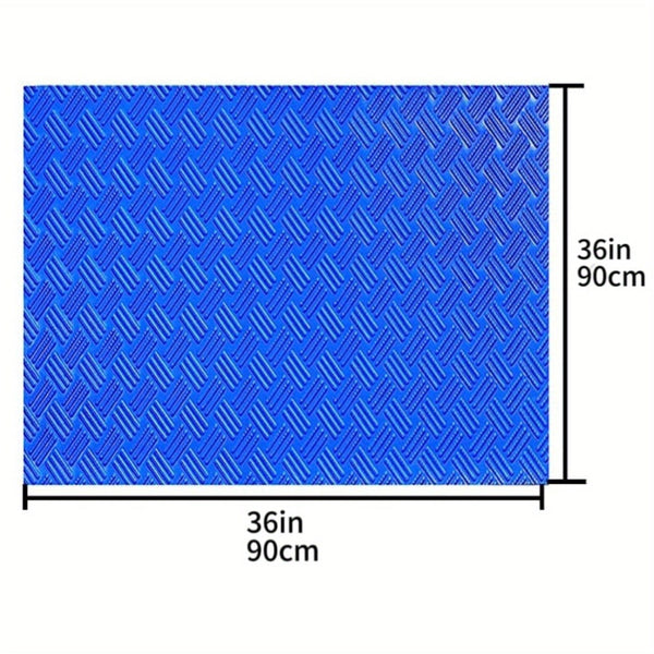 Planet Gates Blue / 91.44x91.44cm 1pc, Swimming Pool Ladder Mat - Protective Pad Step With Non-Slip Texture, Blue Medium 91.44 X 22.86 Cm And 91.44 X 91.44 Cm, Garden Tools And Swimming Pool Accessories, Pool Float Drift Swimming Pool Accessories