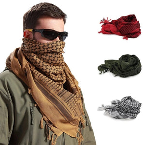 Planet Gates Blue / 95x95cm 1 Pack Muslim Tactical Desert Arabian gauze kerchief Men's Women's Sunscreen Military Windproof Hiking Scarf