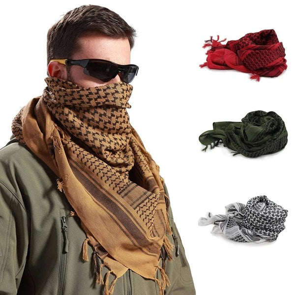 Planet Gates Blue / 95x95cm 1 Pack Muslim Tactical Desert Arabian gauze kerchief Men's Women's Sunscreen Military Windproof Hiking Scarf