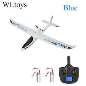 Planet Gates Blue and Two battery / CHINA Parkten Wltoys F959s Upgrade F959 With Gyro Sky King 3CH RC Airplane Push-speed Glider RTF Good Same Ss F949 Fixed Plane