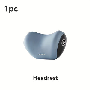 Planet Gates Blue And White Blue / Headrest Car Headrest Lumbar Support, Driver Seat Backrest, Driving Waist Support, Car Neck Pillow Lumbar Cushion