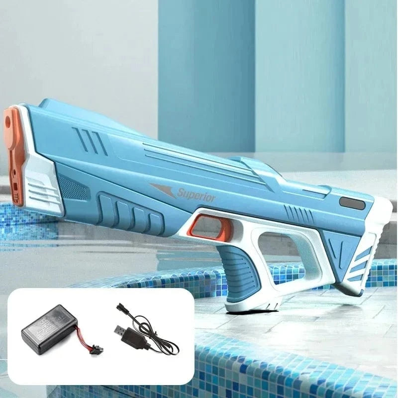 Planet Gates Blue-B Electric Water Gun Toys Bursts Children's High-pressure Strong Charging Energy Water Automatic Water Spray Children's Toy Guns