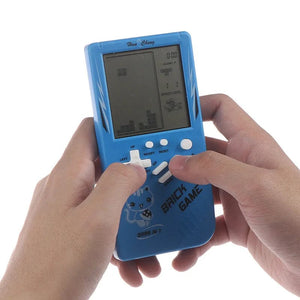 Planet Gates Blue Big Screen Tetris Game Console Retro Retro Classic Children's Handheld Game Console Electronic Toys