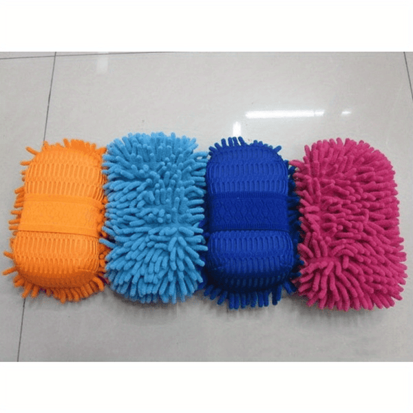 Planet Gates Blue Car Soft Towel Microfiber Chenille Washing Glove Coral Fleece Glove For Auto