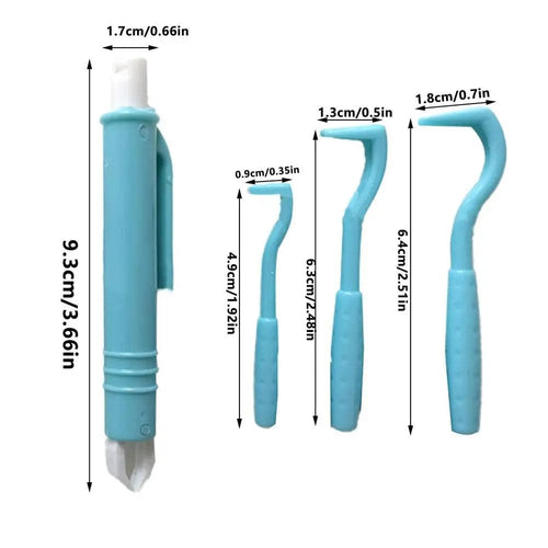 Planet Gates Blue / CHINA Dog Tick Remover Tool 4 pcs Tick Remover Kit for Cats and Dogs Flea Remover Comb Lice Supplies for Pet Dog Cat Human Horse