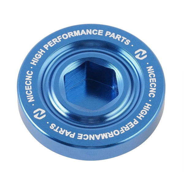 Planet Gates Blue / CHINA NICECNC Oil Filler Cap For Yamaha Raptor 700 700R 2006-2024 Engine Oil Drain Plug Sump Nut Wolverine X4 YZF R1 ATV Accessories