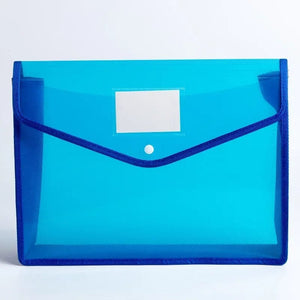 Planet Gates Blue / CN A4 File Folder Stationery Storage Folder Waterproof File Organizer Folders Pvc Bag Portfolio Paper Storage Office Organizers