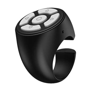 Planet Gates blue / CN Multi-function BT Remote Control Portable Fingertip Selfie Video Controller Automatic Page Turner Browsing For Phone