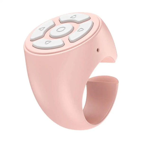 Planet Gates blue / CN Multi-function BT Remote Control Portable Fingertip Selfie Video Controller Automatic Page Turner Browsing For Phone