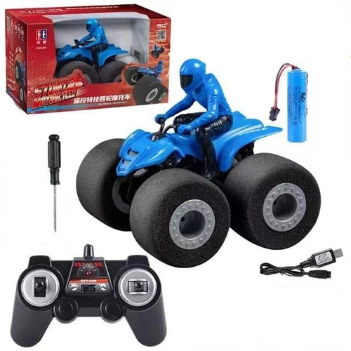 Planet Gates Blue / CN RC Car Stunt Drift Soft Big Sponge Tires Buggy Vehicle Model Radio Controlled Machine Remote Control Toys For Boys Gifts Indoor