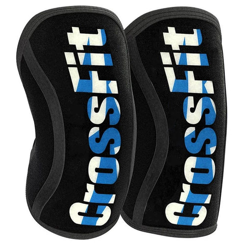 Planet Gates Blue Crossfit / XXL Women Men Teens 7mm Neoprene Sport Knee Pads Compression Weightlifting Pressured Crossfit Training Knee Pads Support Custom Logo
