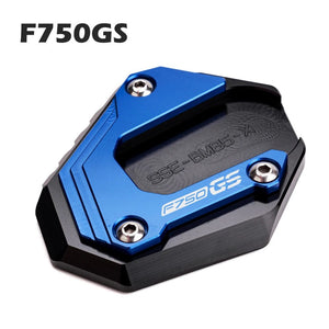 Planet Gates Blue-F750GS For F850GS / F750GS Kickstand Motorcycle Side Stand Extension For BMW F850 GS Adventure F 750 850 GSA 2018- 2022 2023 Accessorie
