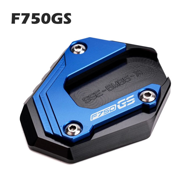 Planet Gates Blue-F750GS For F850GS / F750GS Kickstand Motorcycle Side Stand Extension For BMW F850 GS Adventure F 750 850 GSA 2018- 2022 2023 Accessorie