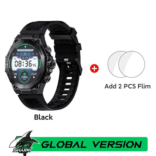 Planet Gates Blue-Fast Delivery / Mexico [World Premiere] Global Version Black Shark S1 Pro Smart watch 1.43'' AMOLED Wireless Charging 15 Days Battery Life NFC Chat GPT