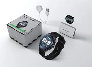 Planet Gates Blue-Fast Delivery / Mexico [World Premiere] Global Version Black Shark S1 Pro Smart watch 1.43'' AMOLED Wireless Charging 15 Days Battery Life NFC Chat GPT