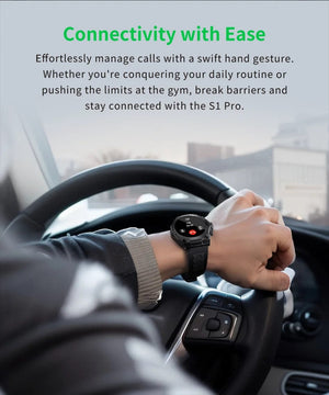 Planet Gates Blue-Fast Delivery / Mexico [World Premiere] Global Version Black Shark S1 Pro Smart watch 1.43'' AMOLED Wireless Charging 15 Days Battery Life NFC Chat GPT