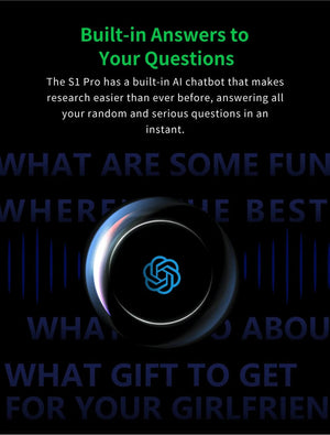 Planet Gates Blue-Fast Delivery / Mexico [World Premiere] Global Version Black Shark S1 Pro Smart watch 1.43'' AMOLED Wireless Charging 15 Days Battery Life NFC Chat GPT