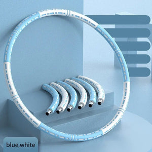 Planet Gates Blue Fitness Yoga Loop Weight Loss Circle Weighted Hoop Waist Exercise Slimming Sport Hoop Massage Bodybuilding Gym Shape Thin Waist