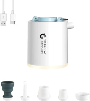 Planet Gates Blue FLEXTAILGEAR Tiny Pump X Portable Air Pump Camping Equip Outdoor Gadgets Rechargeable for Hiking/Float/Lighting