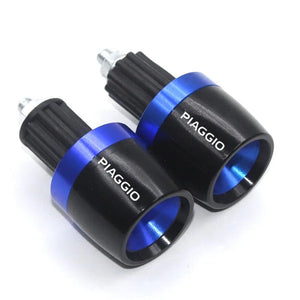Planet Gates Blue For Piaggio BQY BYQ FLY Liberty Medley 150 ZIP50 125 ww150 Beverly 300  Motorcycle CNC 7/8"22MM Grips Handle Bar Cap End Plugs