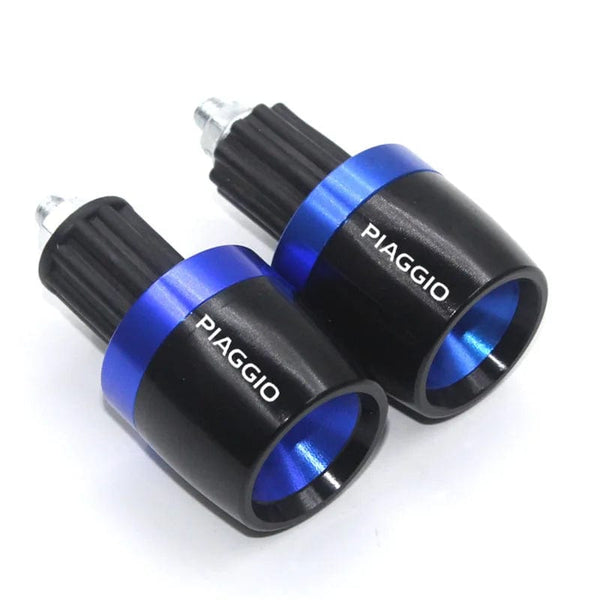 Planet Gates Blue For Piaggio BQY BYQ FLY Liberty Medley 150 ZIP50 125 ww150 Beverly 300  Motorcycle CNC 7/8"22MM Grips Handle Bar Cap End Plugs