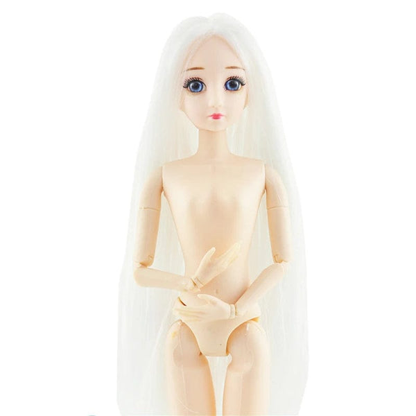 Planet Gates Blue Hair 30cm Doll Toys for Girls 1/6 BJD Dolls Body Make-up 3D Eyes Beautiful Princess Baby Girl Dolls Plastic DIY Toy for Girls