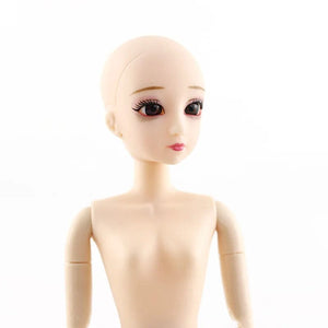 Planet Gates Blue Hair 30cm Doll Toys for Girls 1/6 BJD Dolls Body Make-up 3D Eyes Beautiful Princess Baby Girl Dolls Plastic DIY Toy for Girls