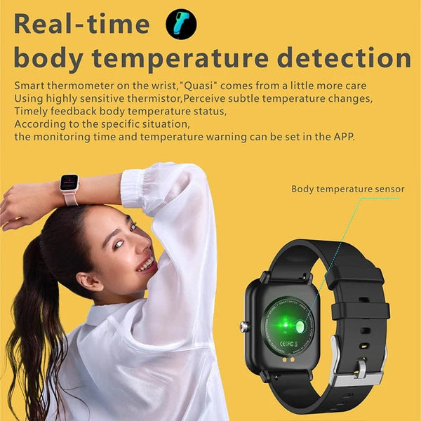 Planet Gates Blue / Health Smart Watch 2023 New Smart Watch Men Blood Oxygen Monitoring Sports Fitness Watch Man Woman Body Temperature Monitor Smart Watch For Xiaomi