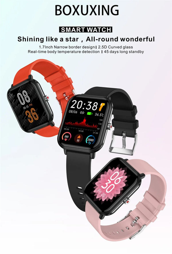 Planet Gates Blue / Health Smart Watch 2023 New Smart Watch Men Blood Oxygen Monitoring Sports Fitness Watch Man Woman Body Temperature Monitor Smart Watch For Xiaomi