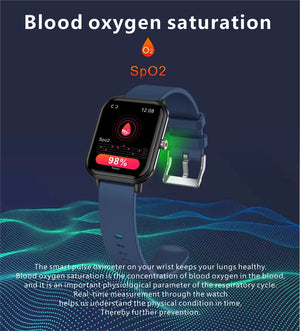 Planet Gates Blue / Health Smart Watch 2023 New Smart Watch Men Blood Oxygen Monitoring Sports Fitness Watch Man Woman Body Temperature Monitor Smart Watch For Xiaomi