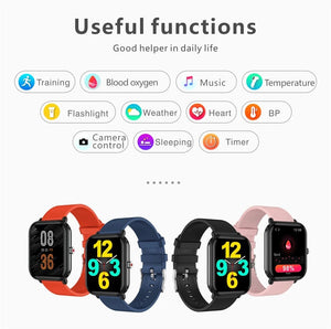 Planet Gates Blue / Health Smart Watch 2023 New Smart Watch Men Blood Oxygen Monitoring Sports Fitness Watch Man Woman Body Temperature Monitor Smart Watch For Xiaomi