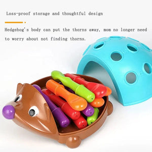 Planet Gates blue Hedgehog Montessori Toys Baby Concentration Training Early Education Toys Fine Motor and Sensory Toys Spelling Little Hedgehog