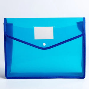 Planet Gates blue horizontal A4 File Folder Stationery Storage Folder Waterproof File Organizer Folders Pvc Bag Portfolio Paper Storage Office Organizers