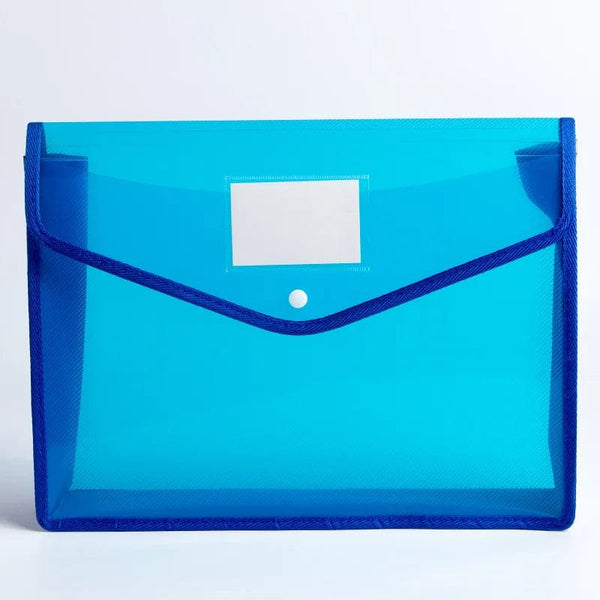 Planet Gates blue horizontal A4 File Folder Stationery Storage Folder Waterproof File Organizer Folders Pvc Bag Portfolio Paper Storage Office Organizers