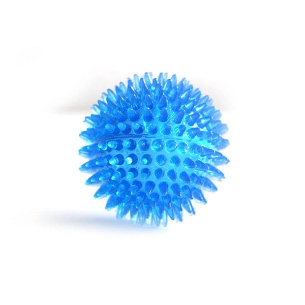 Planet Gates Blue / L-11CM Pet Dog Toys Cat Puppy Sounding Toy Polka Squeaky Tooth Cleaning Ball TPR Training Pet Teeth Chewing Toy Thorn Balls Accessories